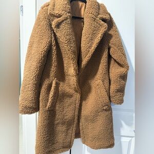 Camel Sherpa peacoat